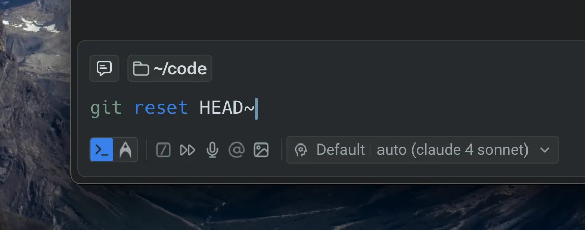 Universal Input locked in Terminal Mode.